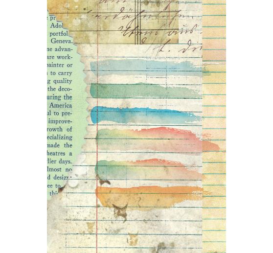 Motiv r&yacute;žov&yacute; pap&iacute;r backgrounds "Daisy Art", sada 8 kusů