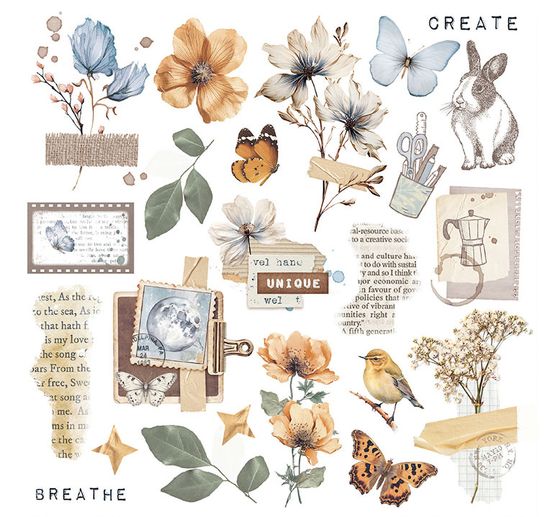 Rub On assortment "Secret Diary"