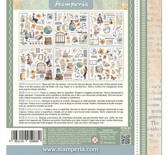 Rub On assortment "Secret Diary"