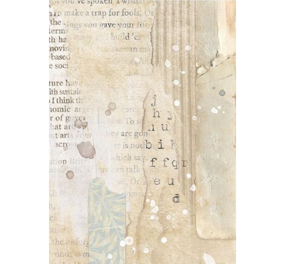 Motif straw silk backgrounds "Secret Diary", set of 8