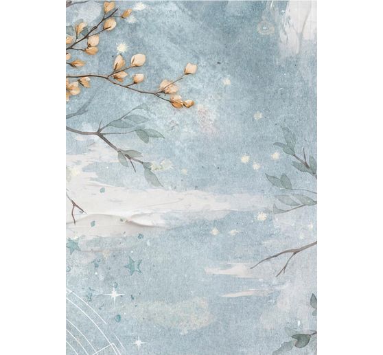 Motif straw silk backgrounds "Secret Diary", set of 8