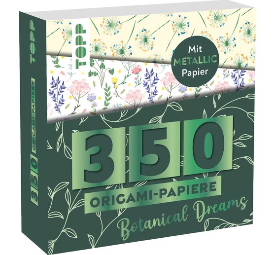 350 Origami blok "Květinov&eacute; motivy"