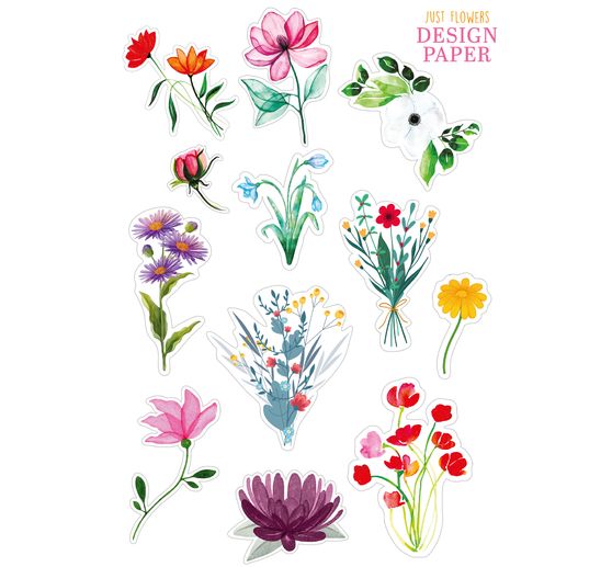 Design Paper "Just Flowers"