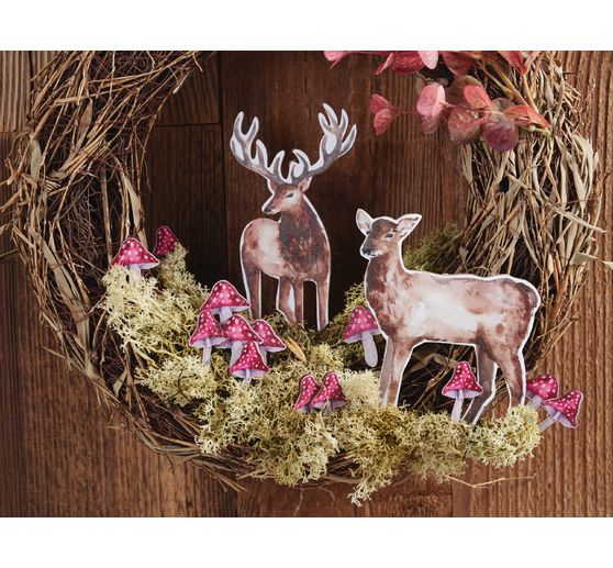 Dekorativn&iacute; př&iacute;věsky jelena a srny VBS "Vanda"