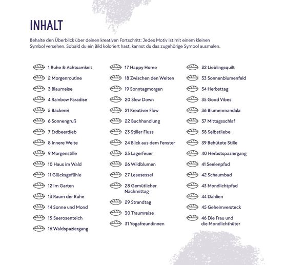 Kniha "Colorful World - Ruhe & Achtsamkeit"