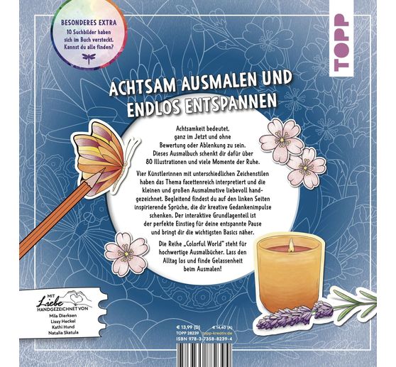 Kniha "Colorful World - Ruhe & Achtsamkeit"