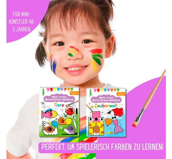 Book "Mein erster Wasserfarben-Malblock - Tiere"