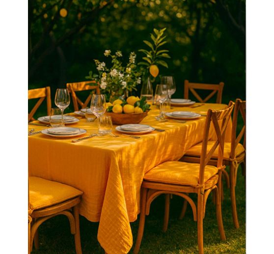 Muslin cotton fabric "Uni"