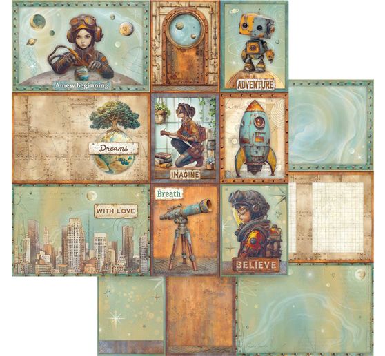 Blok pro scrapbook "A New Beginning"