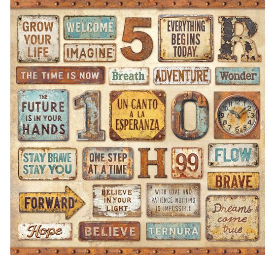 Blok pro scrapbook "A New Beginning"