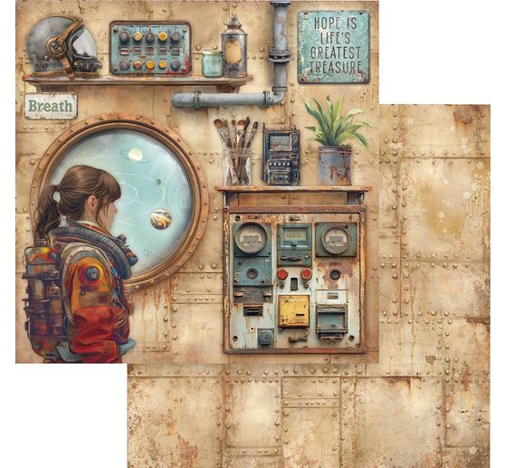 Blok pro scrapbook "A New Beginning"