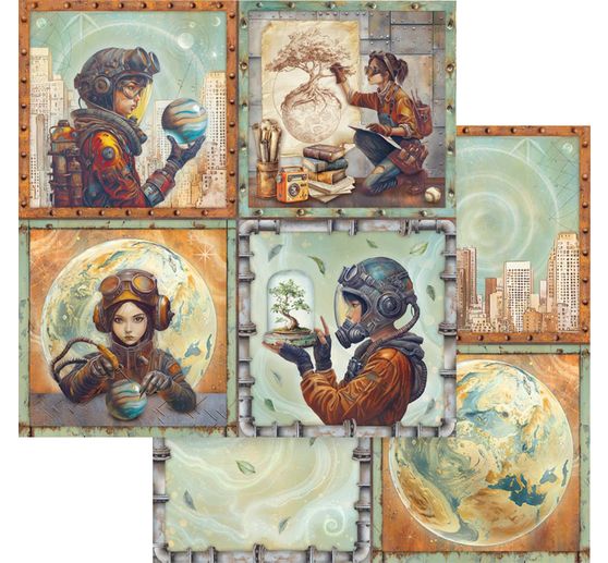 Blok pro scrapbook "A New Beginning"