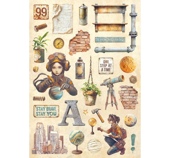 Junk Journal Book "A New Beginning"