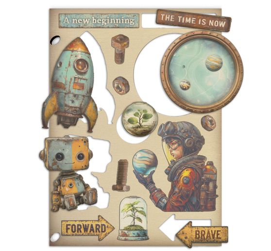 Lasercut motivy "A New Beginning"