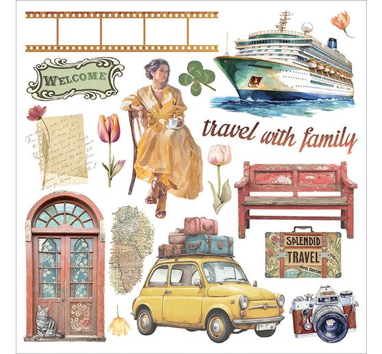 Rub On sada "Art of Travelling"