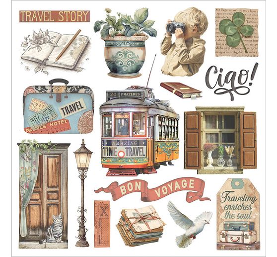 Rub On sada "Art of Travelling"