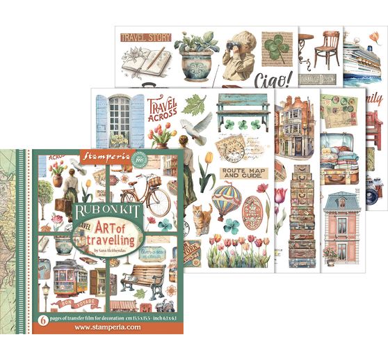 Rub On sada "Art of Travelling"