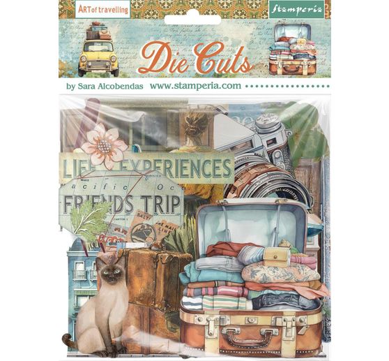 Vystřihovac&iacute; motivy "Art of Travelling"