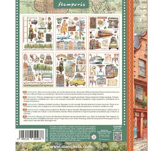 XL Rub On assortment "Art of Travelling"