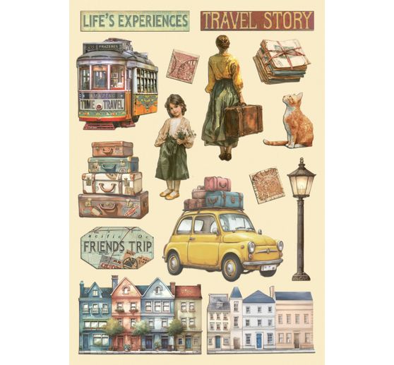 Lasercut motifs "Art of Travelling"