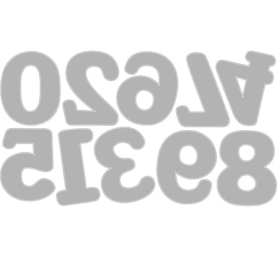 Sizzix Thinlits V&yacute;sekov&aacute; &scaron;ablona "Numbers by Eileen Hull"