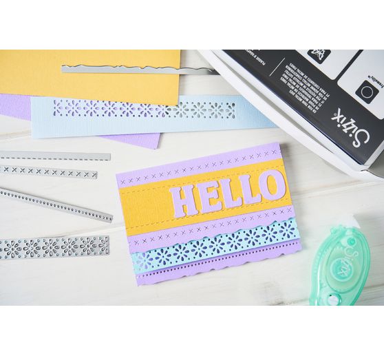 Sizzix Thinlits V&yacute;sekov&aacute; &scaron;ablona "Page Edges"