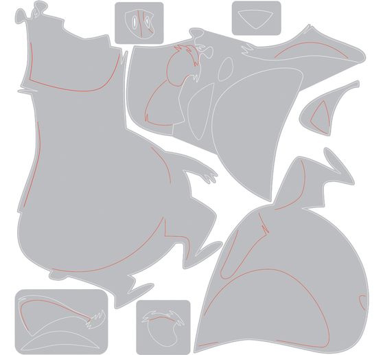 Sizzix Thinlits Punching template "Theodore - Mini Colorize by Tim Holtz"