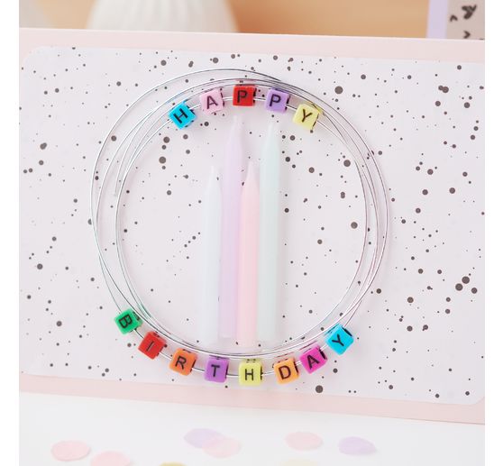 VBS Kor&aacute;lky s p&iacute;smeny "Barevn&eacute;", čtvercov&yacute;