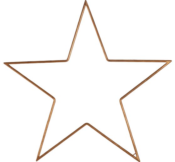 Kovov&yacute; prsten "Star", zlat&aacute; barva