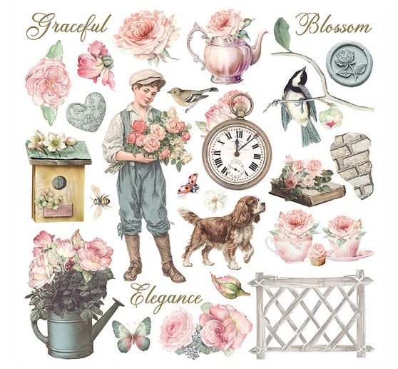 Rub On sada "House of Roses"