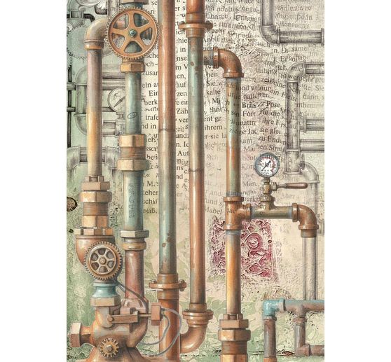 Motiv r&yacute;žov&yacute; pap&iacute;r backgrounds, sada 8 kusů