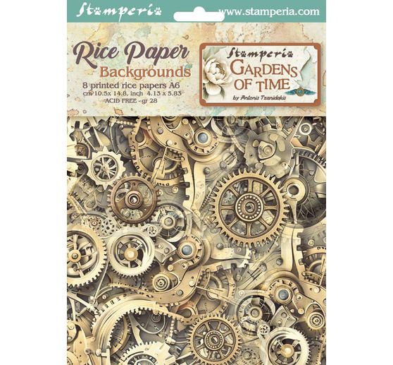 Motiv r&yacute;žov&yacute; pap&iacute;r backgrounds, sada 8 kusů