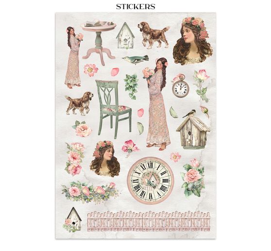 Junk Journal Book "House of Roses"