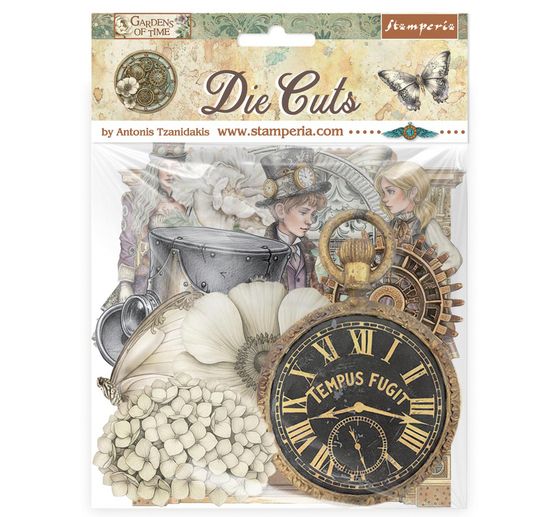 Vystřihovac&iacute; motivy "Gardens of Time"