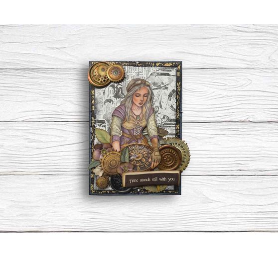 Blok pro scrapbook "Gardens of Time"