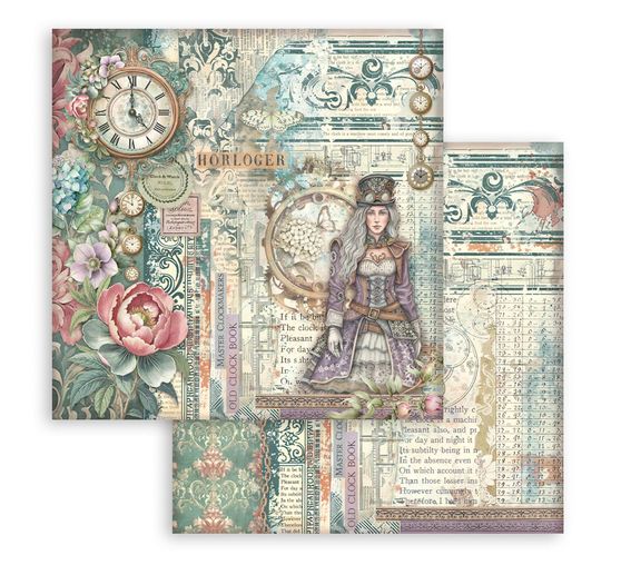 Blok pro scrapbook "Gardens of Time"