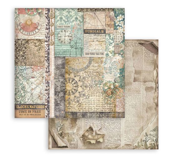 Scrapbook block "Gardens of Time Backgrounds"