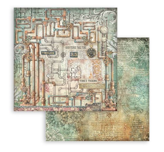 Scrapbook block "Gardens of Time Backgrounds"