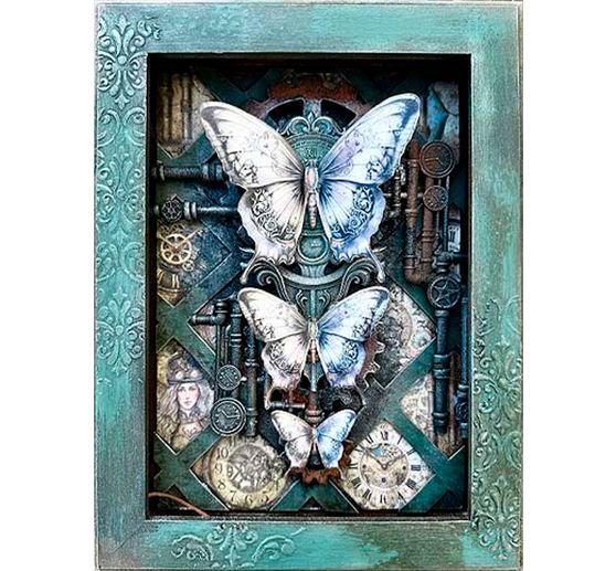 Silikonov&aacute; forma A5 "Gardens of Time", Clocks and Tubes