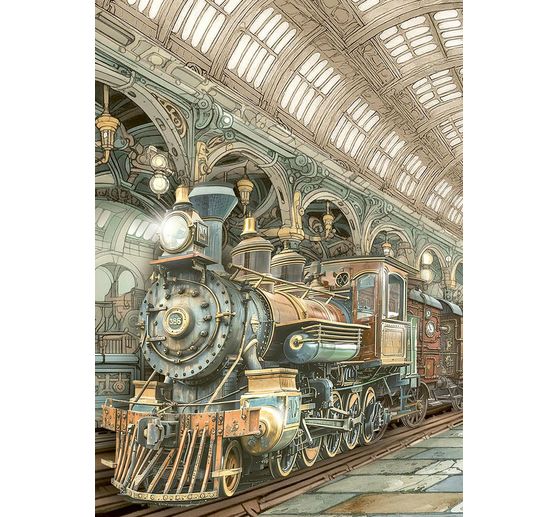 "Zahrady času", sada 8 motivů r&yacute;žov&eacute;ho pap&iacute;ru