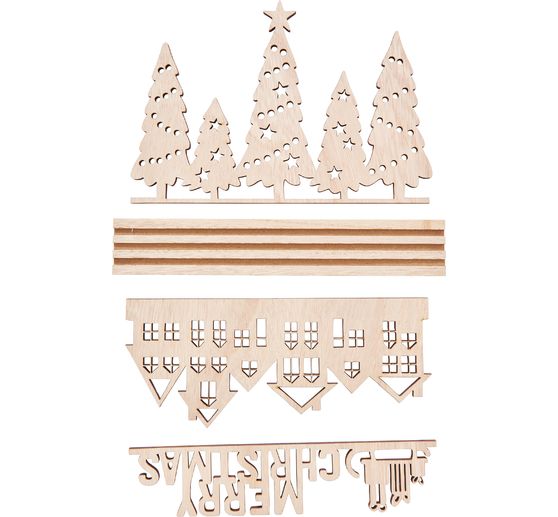 VBS Wooden plug-in motif "Merry Christmas"