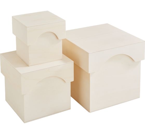 VBS Stackable wooden boxes