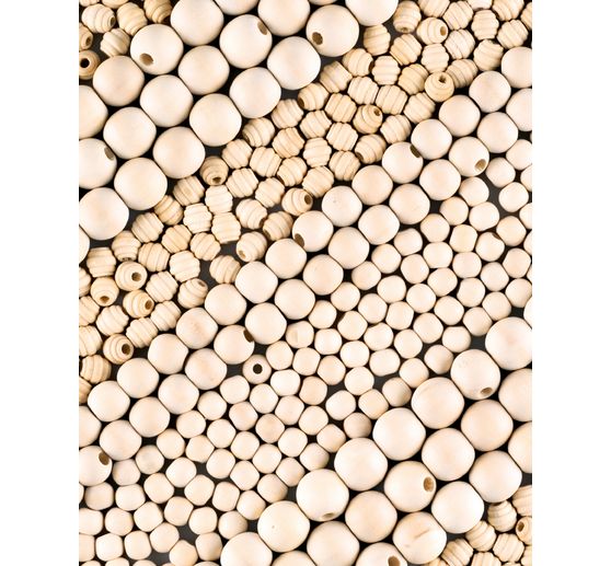 Dřevěn&eacute; kor&aacute;lky Jumbo Pack "Natural"