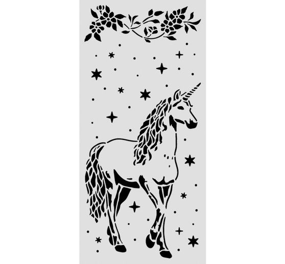 &Scaron;ablona "Wonderland - Unicorn", 12 x 25 cm