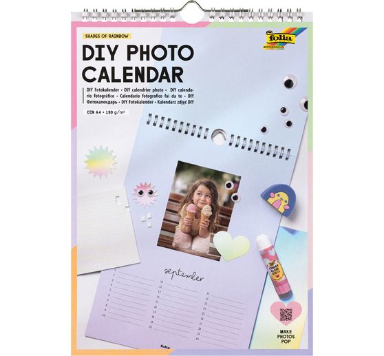 DIY Fotokalend&aacute;ř "Shades of Rainbow"