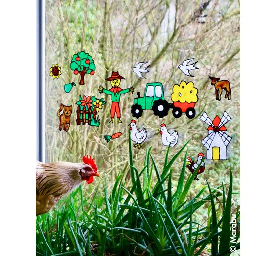 KiDs Window Color "Farma", 6 x 25 ml