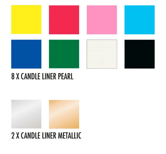 Marabu Candle Pen Set "Party", 10 x 25 ml