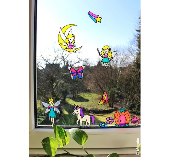 KiDS Window Color "Glitter Fairy", 10 x 25 ml