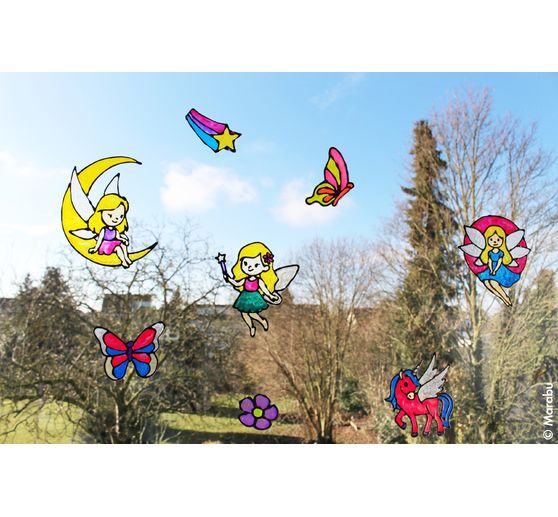 KiDS Window Color "Glitter Fairy", 10 x 25 ml