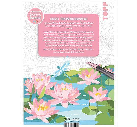 Kniha "Colorful Surprise - Blumen"